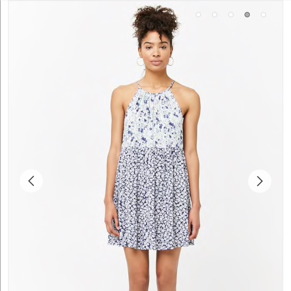 Floral Self-Tie Swing Dress